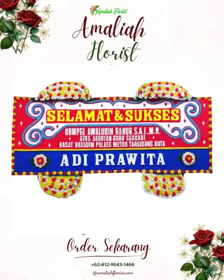 Papan Bunga Ucapan Selamat Ngrambe